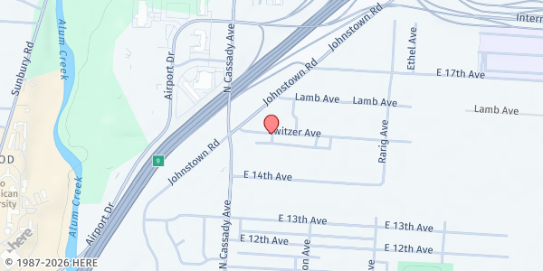 Map showing Victory Ministries Pantry - Columbus at 3964 E MAIN ST, COLUMBUS, OH