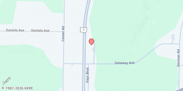 Map showing New Leaf United Methodist Church at 110 Gateway Ave, Conneaut, OH