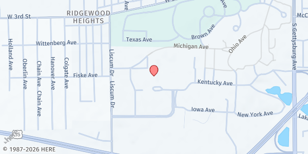 Map showing Lyons Place II - Dayton VA Building 415 at Dayton VA Building 415, Dayton, OH