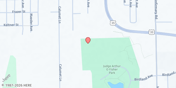 Map showing Zion Hill Baptist Church at 1900 W. Dr. Martin Luther King Jr. Way, Dayton, OH