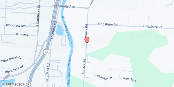 Map showing Mobile Market - 795 Pollock Rd at 795 POLLOCK RD, DELAWARE, OH