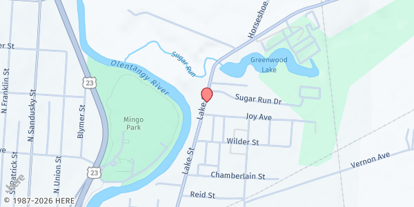 Map showing Pantry at 89 Cheshire St., Delaware, OH
