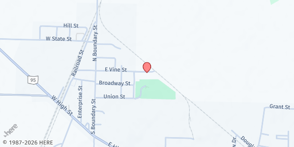 Map showing No Limits Outreach Pantry at 4046 Twp. Rd. 246, Edison, OH