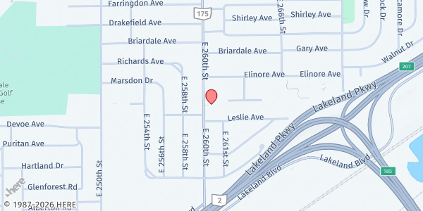 Map showing Celebration United Methodist Church at 771 E 260th St, Euclid, OH