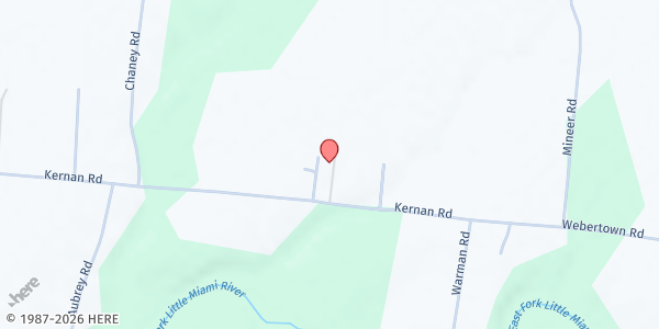 Map showing Hope Emergency Program - Lynchburg at 5333 Kernan Rd., Ferristown, OH