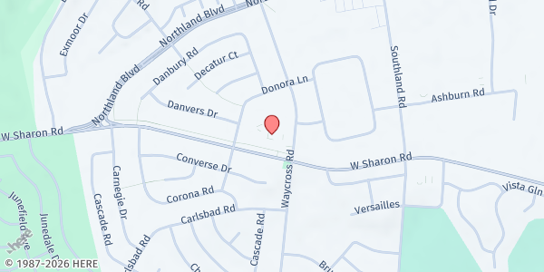 Map showing Winton Woods Schools/City of Forest Park - 680 Sharon Rd at 680 Sharon Rd, Forest Park, OH