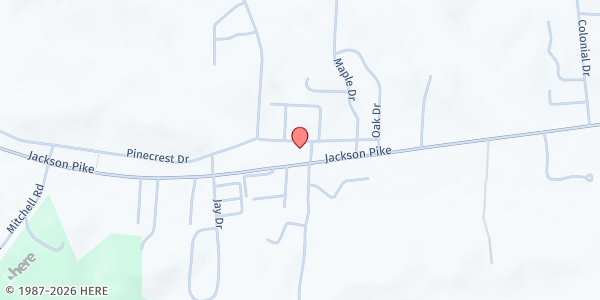 Map showing God's Hands At Work at 1170 Jackson Pike, Gallipolis, OH