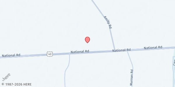 Map showing West Broad Church of the Nazarene at 7430 West Broad Street, Galloway, OH