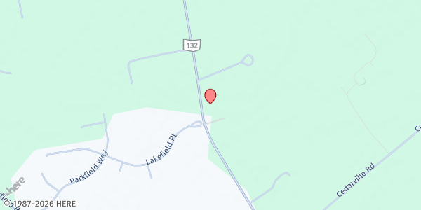 Map showing Williams Corner Church of God at 6156 st. rt. 132, Goshen, OH