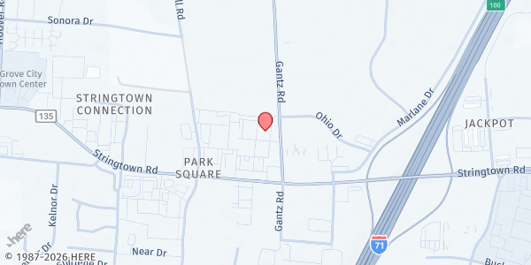Map showing Mid-Ohio Market at Gantz Rd at 4041 Gantz Rd, Grove City, OH