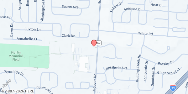 Map showing Produce Market - Grove City at 4501 HOOVER RD, GROVE CITY, OH