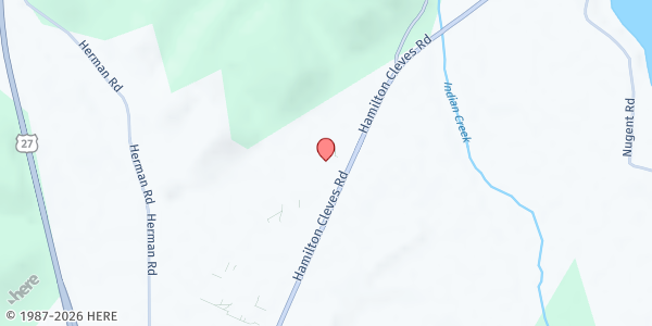 Map showing JEE Foods at 3371 Hamilton Cleves Rd., Hamilton, OH