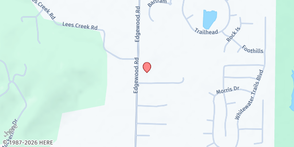 Map showing Crosby Community Church at 10960 Edgewood Road, Harrison, OH