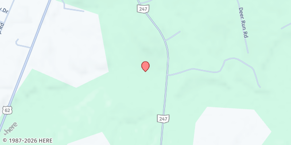 Map showing New Life Ministries at 6101 St. Route 247, Hillsboro, OH