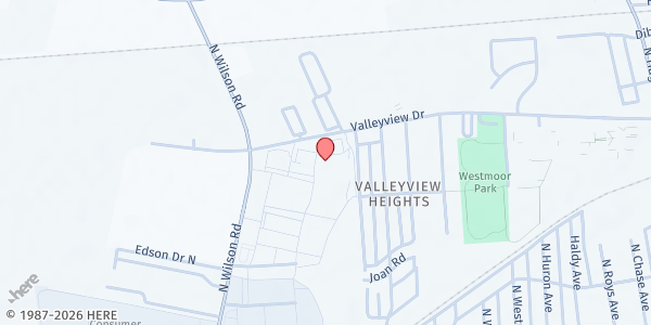 Map showing Franklin County Job and Family Services - Hilltop Office at 314 North Wilson Road, Hilltop, OH