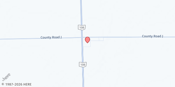 Map showing St. John's UCC - Shalom Food Pantry at I-946 State Route 108, HOLGATE, OH