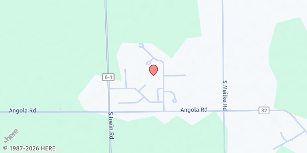 Map showing Spencer Township Neighborhood Center at 330 Oak Terrace Boulevard, Holland, OH