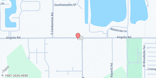 Map showing The Dwelling Place at 8201 Angola Rd., HOLLAND, OH