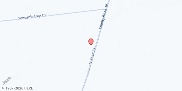 Map showing Daily Bread Of Indian Lake at 6763 Co Rd 39, Huntsville, OH