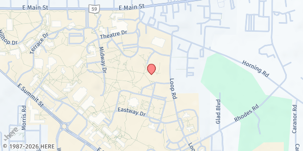 Map showing Kent State University - Tri Towers at 1475 Leebrick Dr., Kent, OH