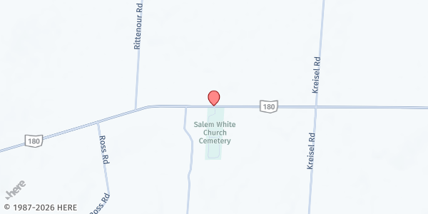 Map showing Church Triumphant at 4496 State Route 180, Kingston, OH