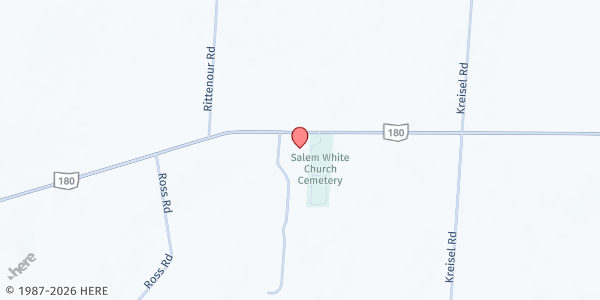 Map showing Church Triumphant Food Pantry at 4496 Ohio 180, Kingston, OH