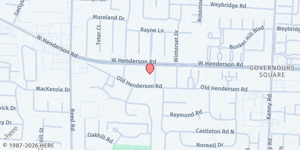 Map showing Cris Ohio - Executive Drive at 4645 Executive Drive, Knolls West, OH