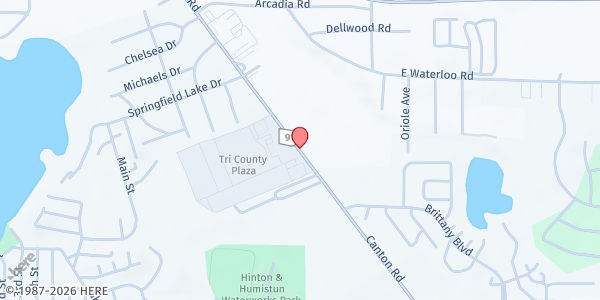 Map showing Kings Kitchen at 1551 Canton Rd., Lakemore, OH