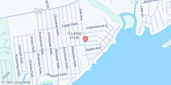 Map showing Chippewa Neighborhood Outreach Center at 13976 Ironwood Drive, Lakeview, OH