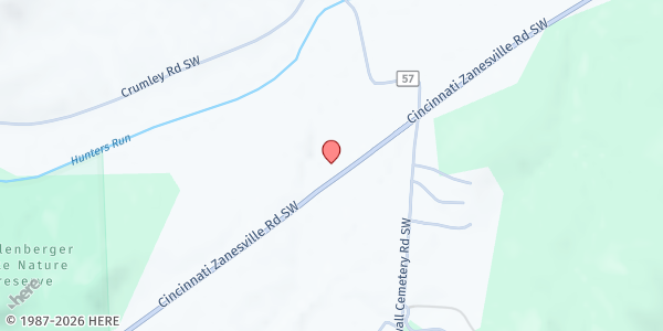 Map showing Pantry at 2020 CINCINNATI ZANESVILLE RD SW, LANCASTER, OH