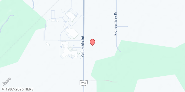 Map showing Buckeye Christian Assembly at 3159 Columbia Rd, Lester, OH