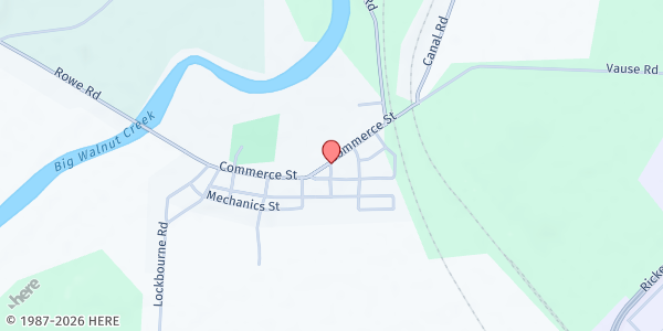 Map showing Fresh Food Distribution - Lockbourne at 99 Commerce St, LOCKBOURNE, OH