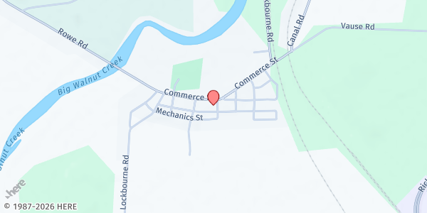 Map showing St. Matthews Fresh Food at 99 Commerce St, Lockbourne, OH