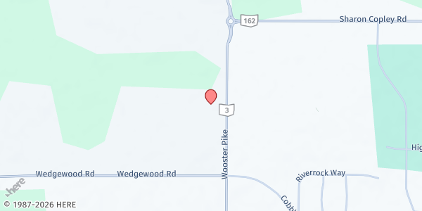 Map showing Living Hope Church Pantry at 110 Highland Dr, Lodi, OH