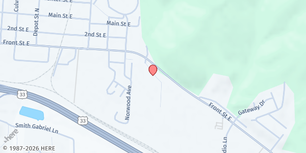 Map showing SE Ohio Foodbank - Logan at 1005 C I C DR, LOGAN, OH