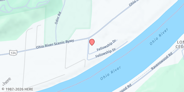 Map showing Golden Harvest - Long Bottom at 54120 Fellowship Drive, Long Bottom, OH