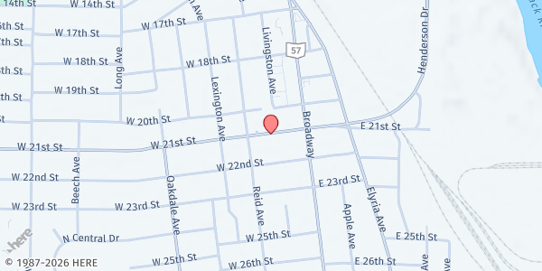 Map showing Pantry at 221 W.21st, LORAIN, OH