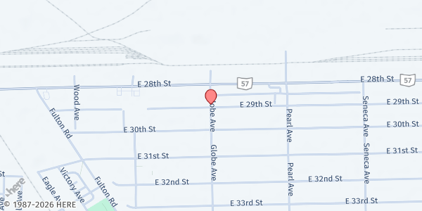 Map showing Pantry at 1888 E.31st, LORAIN, OH