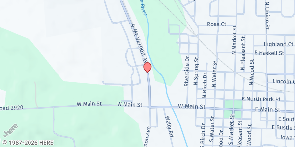 Map showing Loudonville Mobile Pantry at 4421 Campus Ave, Loudonville, OH