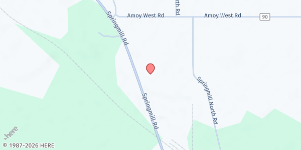 Map showing Journey Life Center at 2578 St Rt 39W, Mansfield, OH