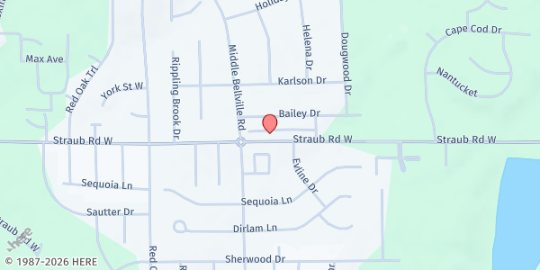 Map showing Revive Us Oh Lord at 630 Straub Road, Mansfield, OH