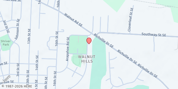 Map showing LifeSong at 1236 Huron Road SE, Massillon, OH