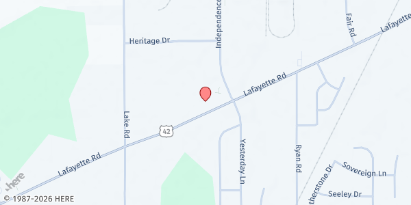 Map showing Feeding Medina County Pantry at 650 W. Smith Rd. #C8, Medina, OH