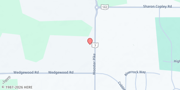 Map showing Living Hope Church - Medina at 6288 S. Wooster Pike, Medina, OH