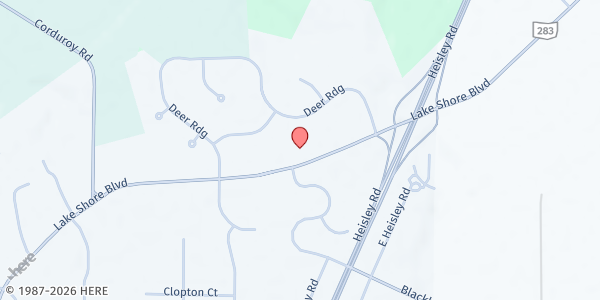 Map showing Christ Kingdom Ministries - Food Distribution Center at 9521 Lakeshore Blvd, Mentor, OH