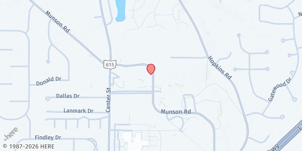 Map showing Mentor Senior Center at 8484 Munson Rd, Mentor, OH