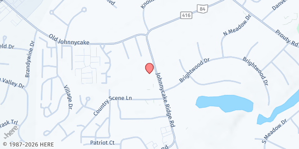 Map showing St. Gabriel's Hot Meal at 9925 Johnnycake Ridge Rd, Mentor, OH