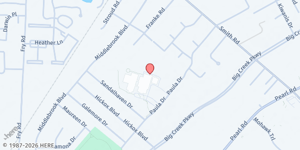 Map showing Middleburg Heights Jr High School at Middleburg Heights Jr High School, Middleburg Heights, OH