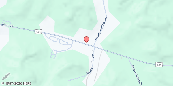 Map showing River of Life Care Closet at 37032 State Route 124, MIDDLEPORT, OH