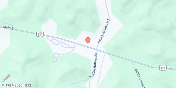 Map showing River of Life Care Closet at 37032 Ohio 124, Middleport, OH